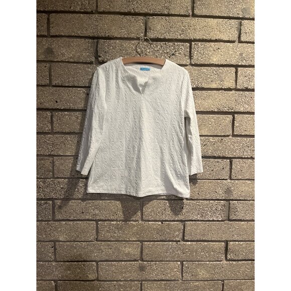 J.McLaughlin textured top Sz M - Picture 2 of 7